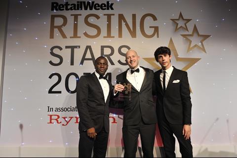 The Retail Week Rising Stars Buyer/Merchandiser – Team/Individual of the Year award was awarded to Paul Niezawitowski of Boots.